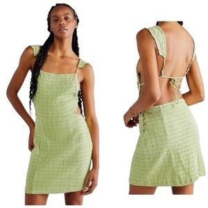 Free People Women Beyond Chic Mini Lt Green Size XL